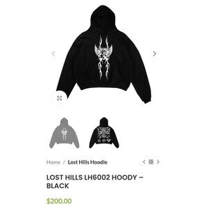 Lost Hills - LH6002 Hoodie - Size Large - Brand New In The Bag